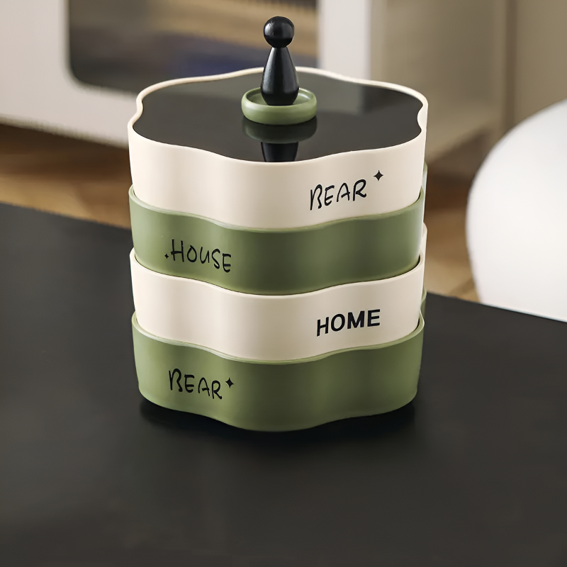 Cozythy™ Snack Storage – Rotating Snack Tray