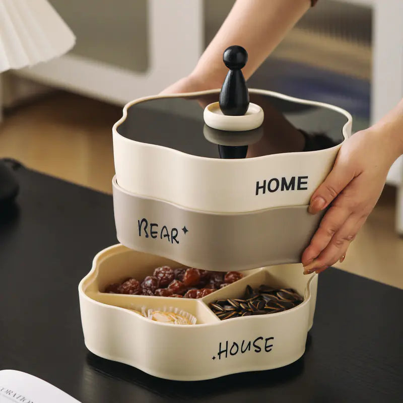 Cozythy™ Snack Storage – Rotating Snack Tray