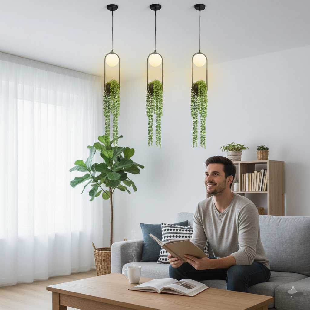 Cozythy™ Décor Light – Hanging Plant Lamp