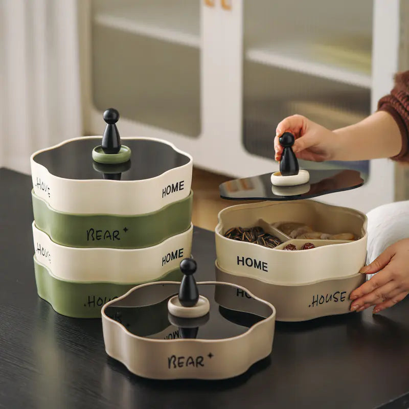 Cozythy™ Snack Storage – Rotating Snack Tray