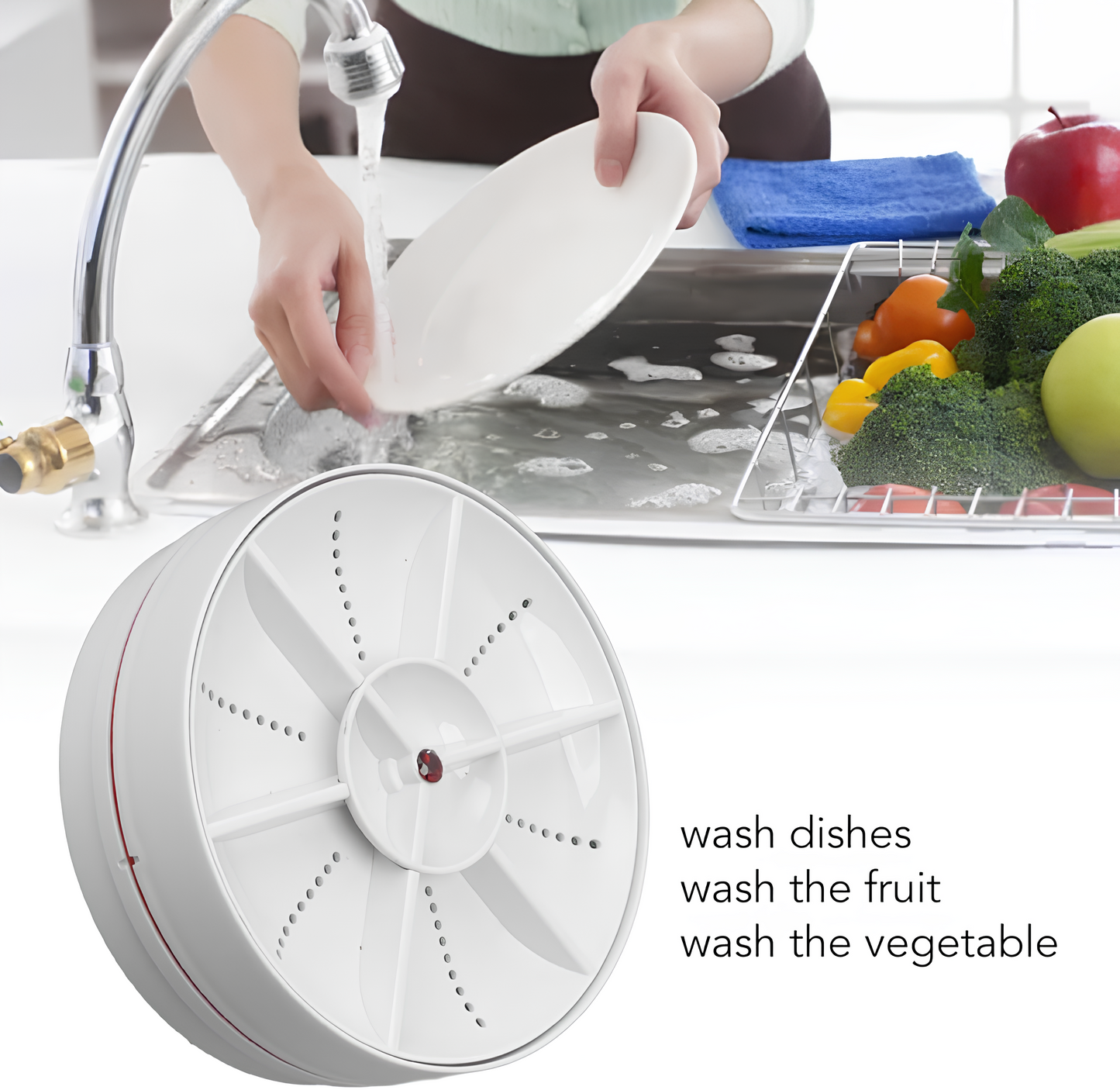 Cozythy™ Clean Fruit – Wireless Fruit & Veg Washer